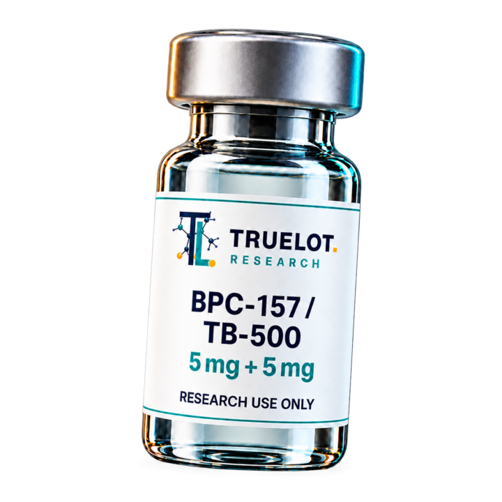 TrueLot Research BPC-157 and TB-500, 5 mg plus 5 mg research vial