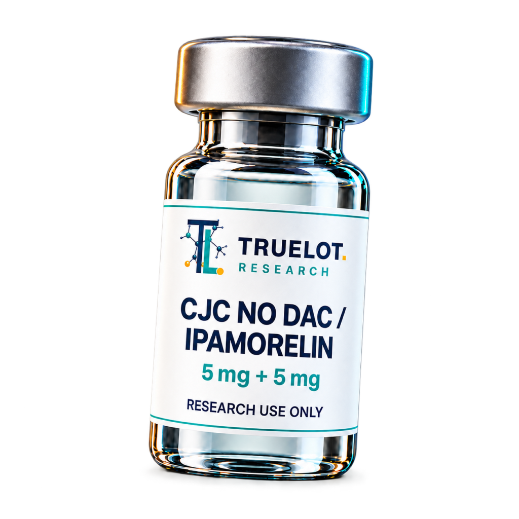 TrueLot Research CJC No DAC and Ipamorelin, 5 mg plus 5 mg research vial