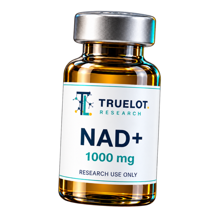 TrueLot Research NAD+ 1000 mg amber research vial